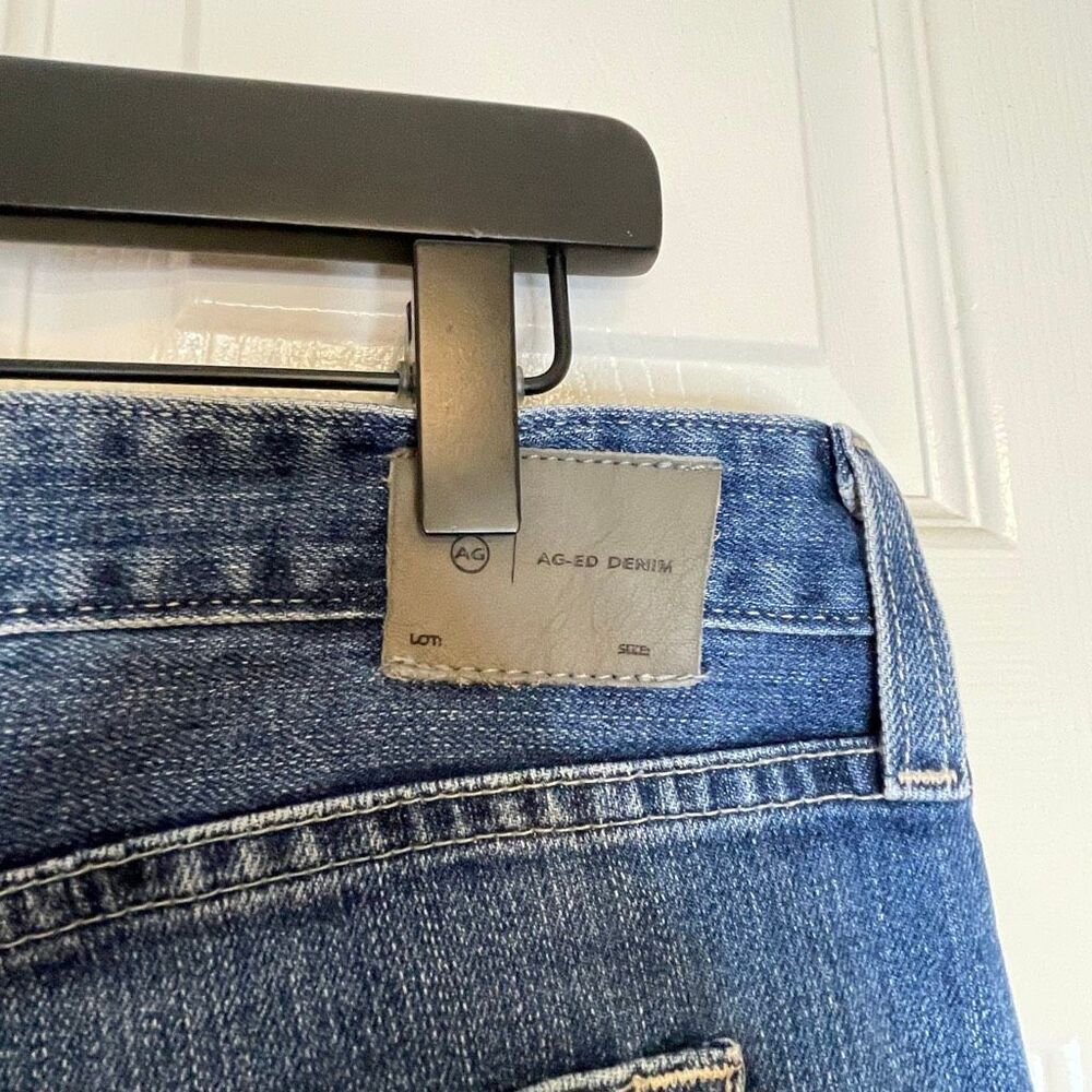 AG Adriano Goldschmied Ex-Boyfriend Slouchy Slim Crop Jeans Size 31 - Picture 4 of 12